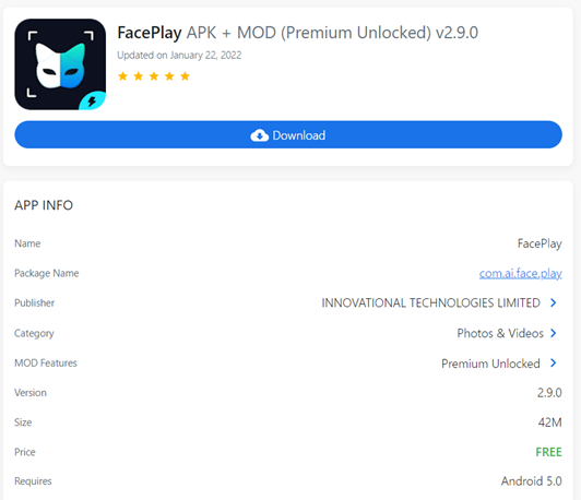 Faceplay MOD APK