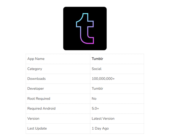 Tumblr MOD APK